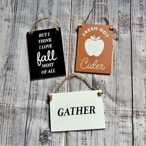 Fall Signs - Double Sided!